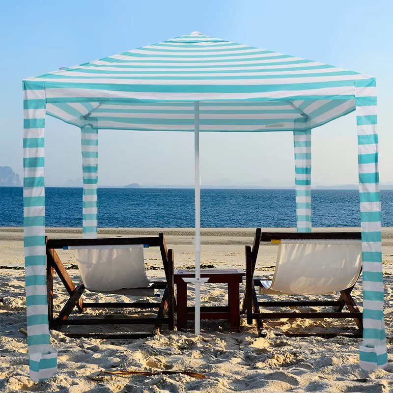 Müssen Strandschirme mit Strandstühlen eingesetzt werden?